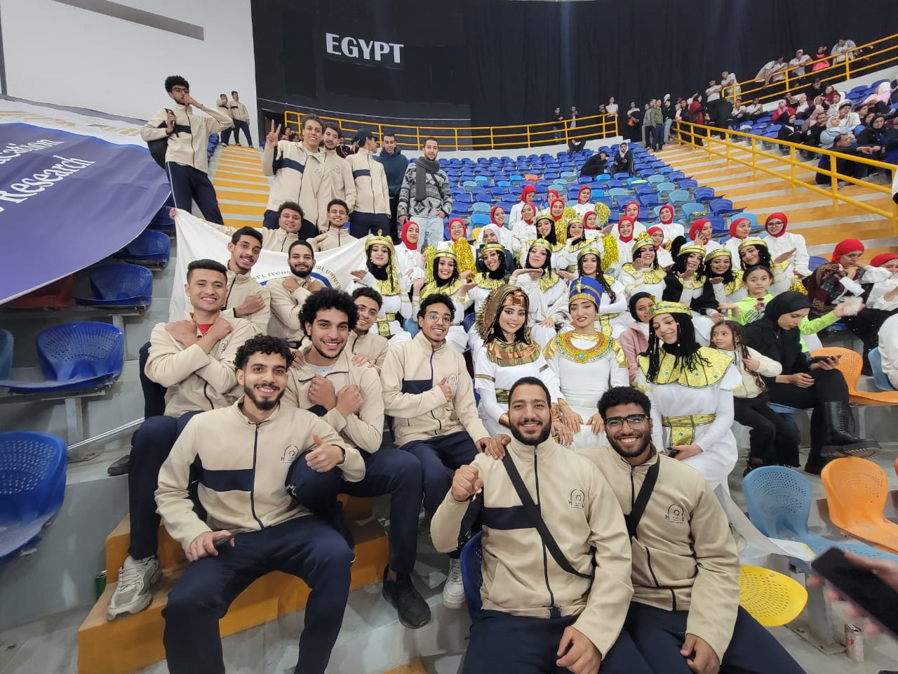 حلوان التكنولوجية الدولية تشارك في افتتاح دوري الجامعات والمعاهد المصرية الـ(53)