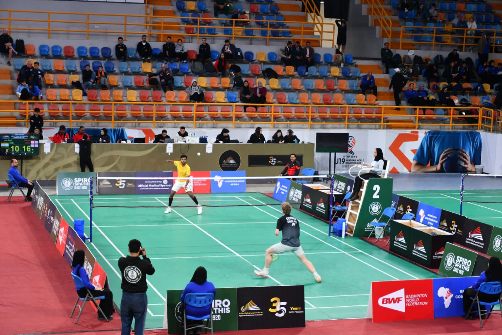 ختام ناجح لبطولة مصر الدولية للريشة الطائرة البارالمبية