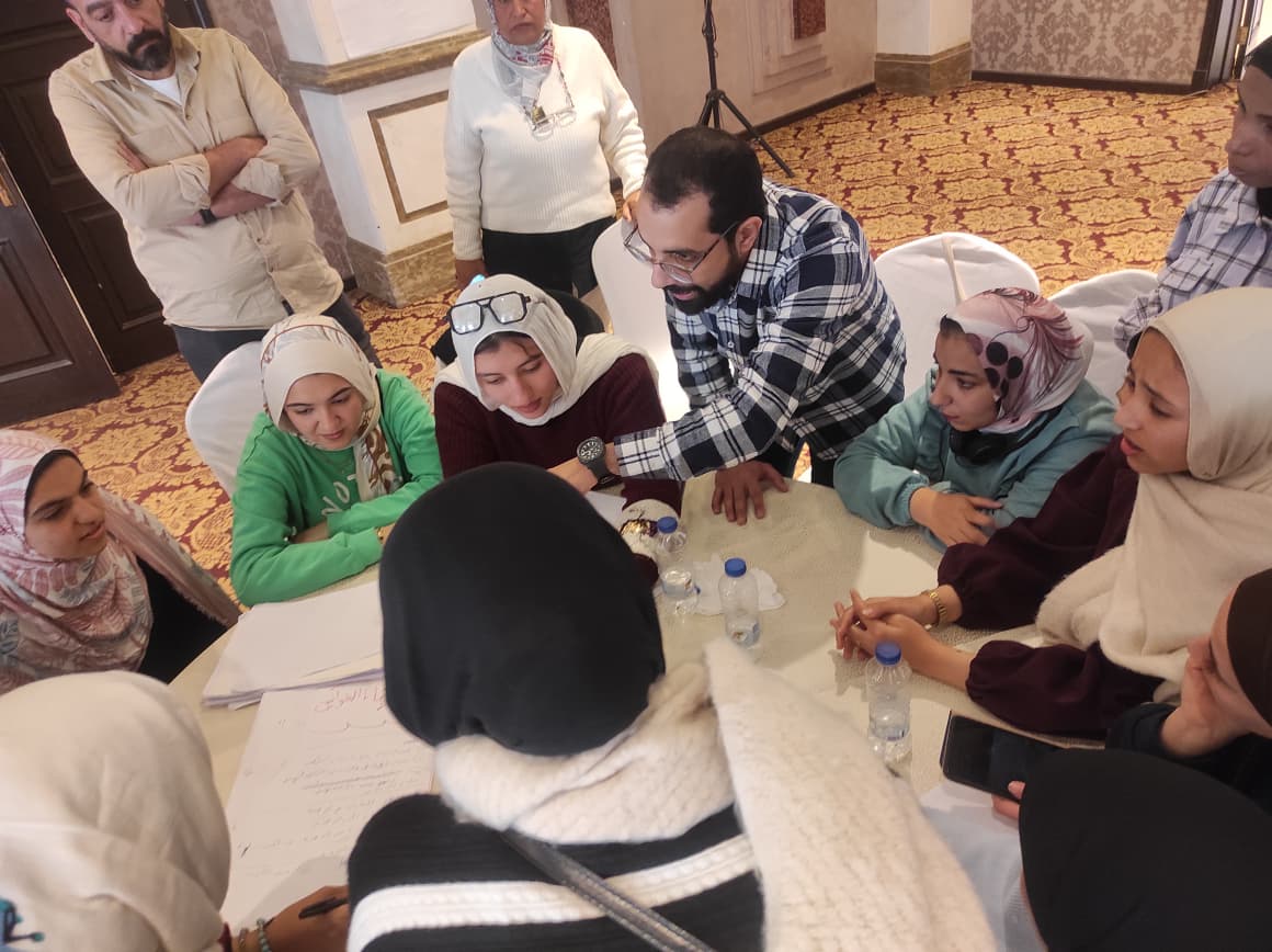 العنف الإلكتروني ضد المرأة  الشباب عبدا تنفيذ المرحلة الثانية من البرنامج 