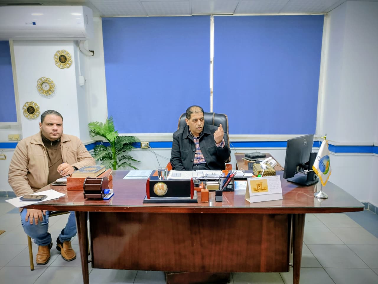 رئيس شركة مياه المنوفية يجتمع برؤساء القطاعات والأفرع التابعة لمناقشة آلية تحسين الخدمة