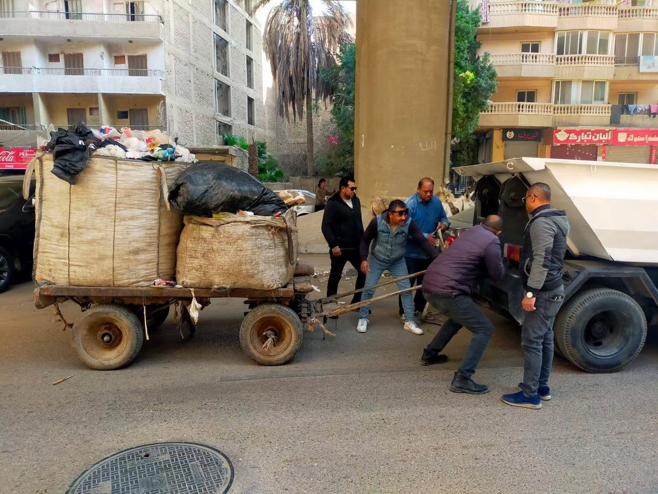 حملات مكثفة لمواجهة النباشين بمحافظ الجيزه 5 غرامات مالية كبيرة على النباشين