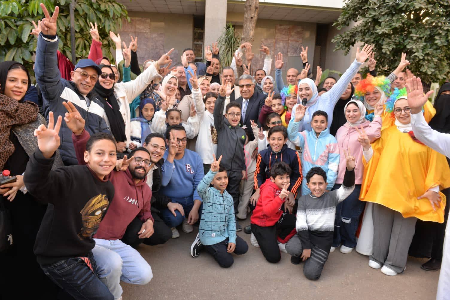 الدقهلية تحتفل بأطفال مستشفى الأطفال الجامعي احتفالهم بعيد الفطر