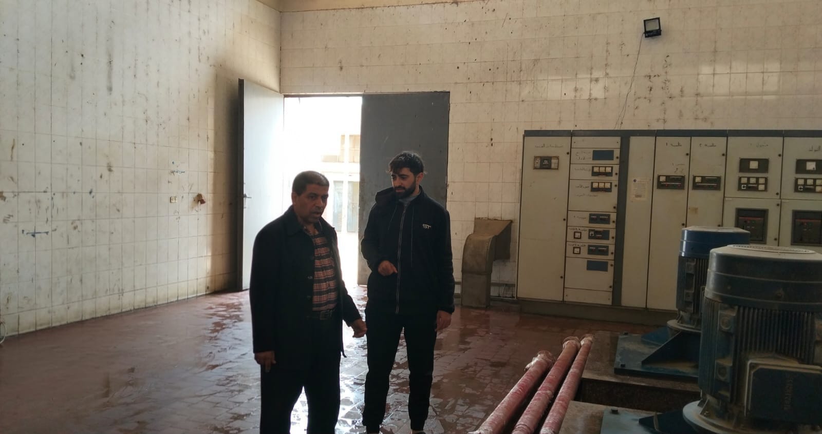 رئيس مياه المنوفية يتفقد محطات الرفع بفرع الشركة بشبين الكوم