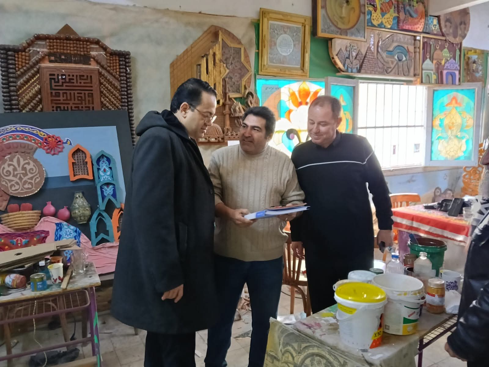 وكيل الوزارة  يشيد بانتظام العملية التعليمية