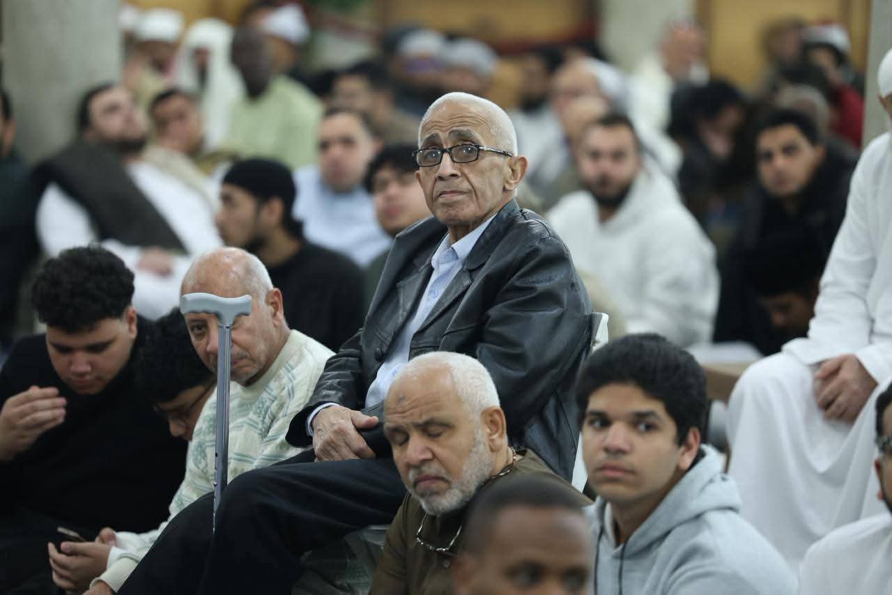 صور من صلاة عيد الفطر المبارك، من رحاب الجامع الأزهر الشريف