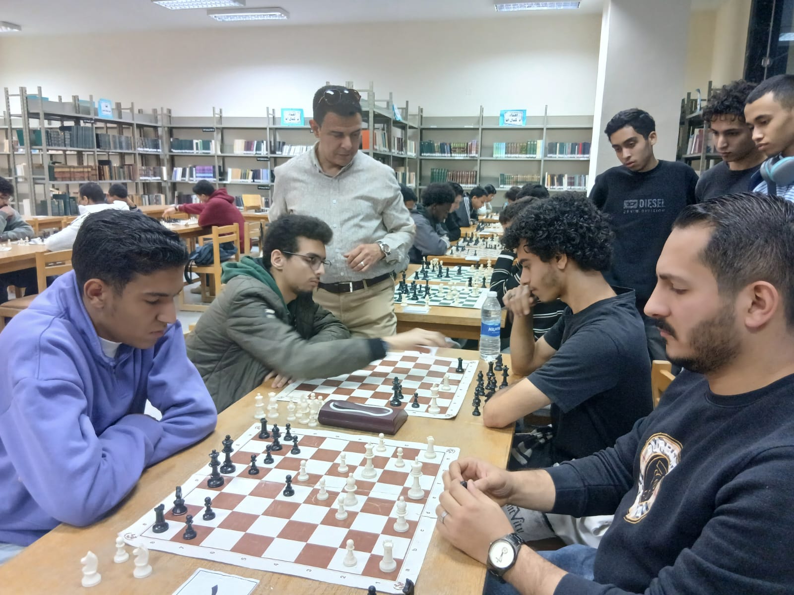 ختام منافسات مسابقة الشطرنج وإعلان النتائج بجامعة العاصمة