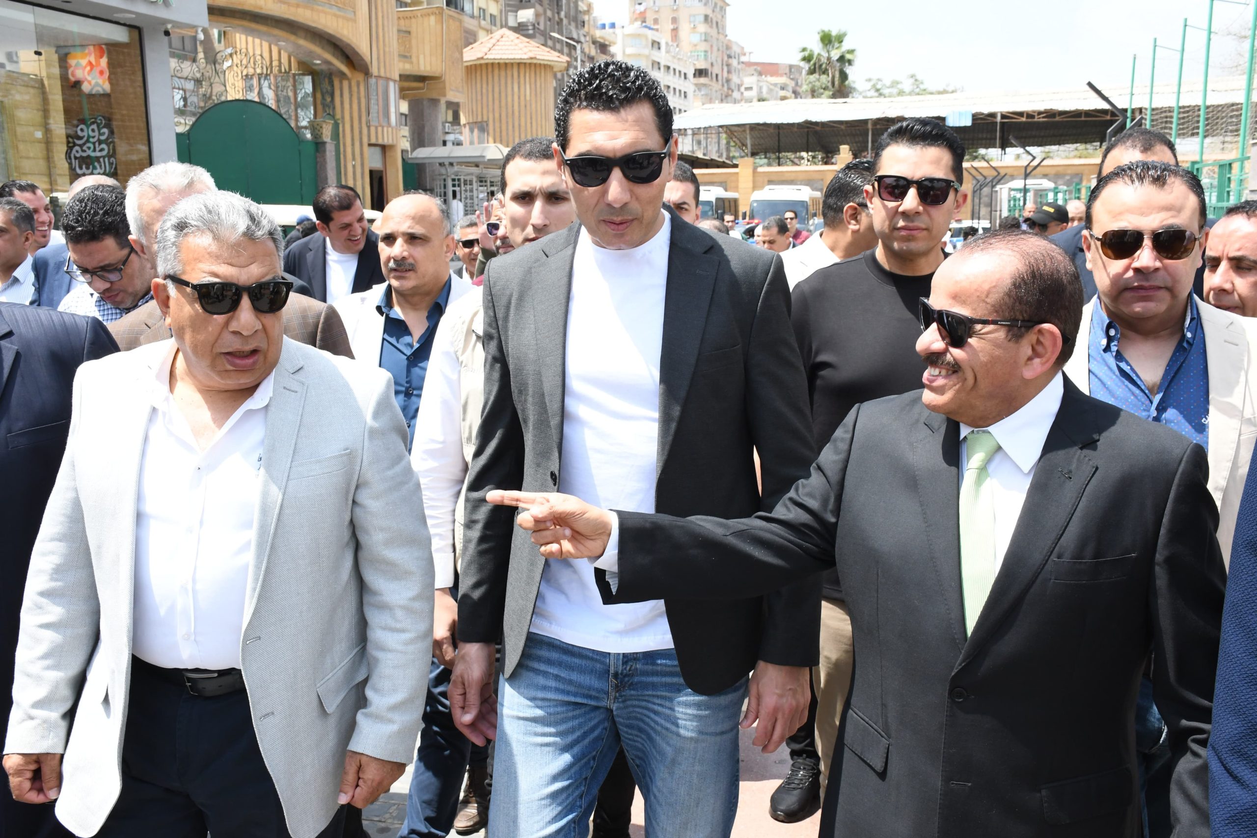 جولة تفقدية بنادي جزيرة الورد