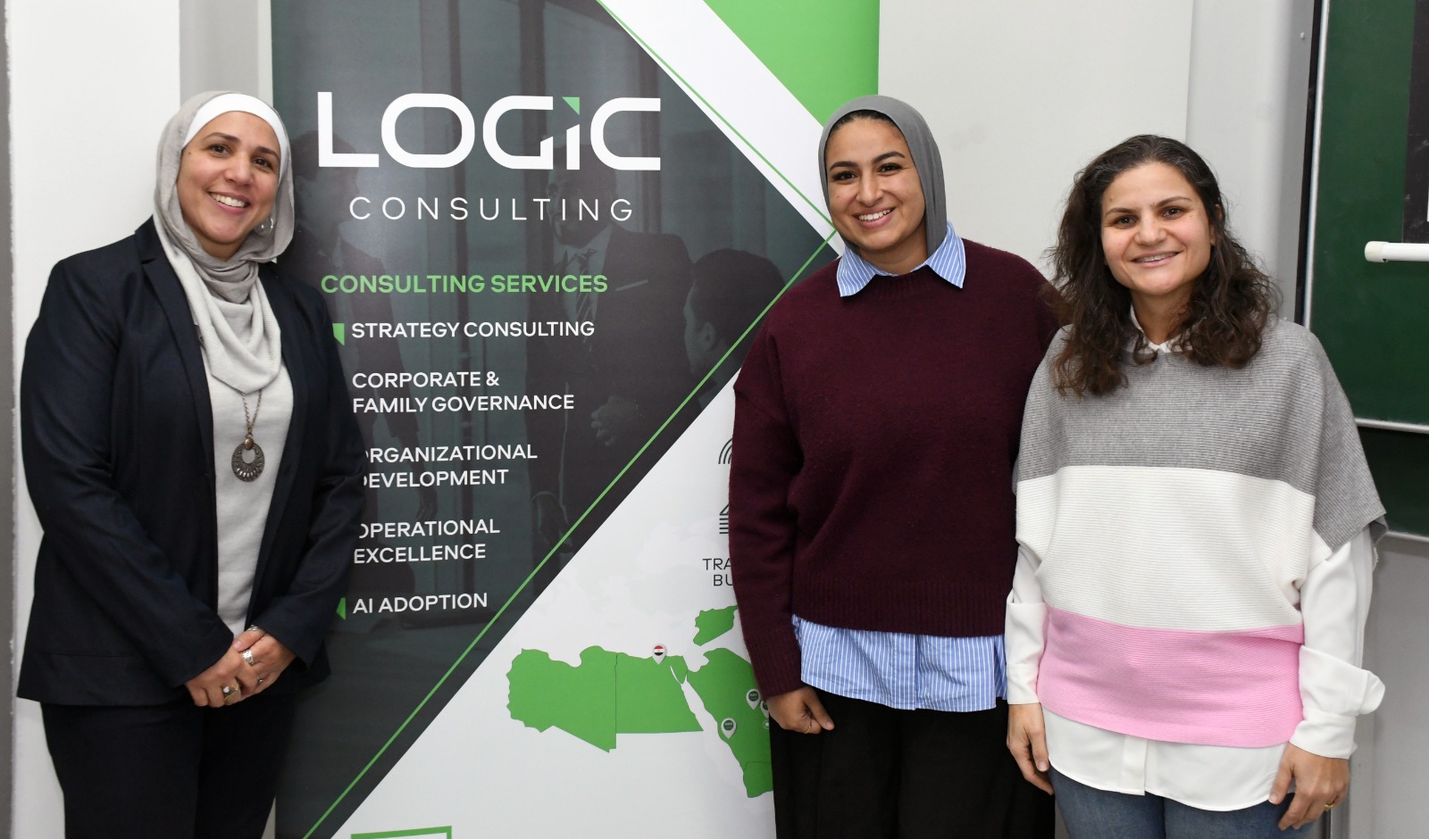 الألمانية بالقاهرة تتعاون مع شركة LOGIC Consulting لتنفيذ مشروعات طلاب الادارة