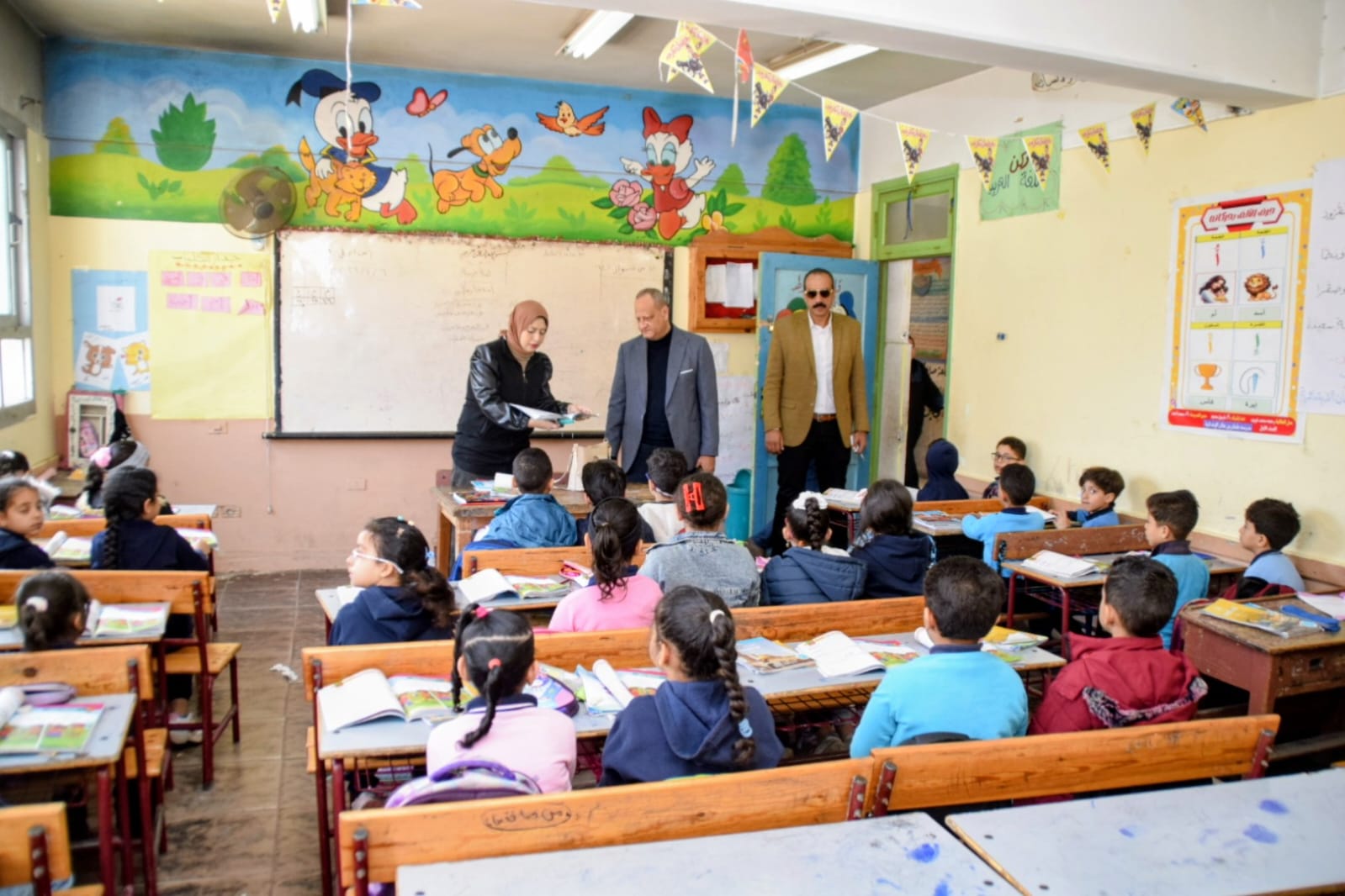 بدوي يتابع توظيف نتائج التقييمات بمدرسة عثمان بن عفان الابتدائية ببور سعيد 4 التخطيط الجيد للتدخلات العلاجية لمستوى الطلاب