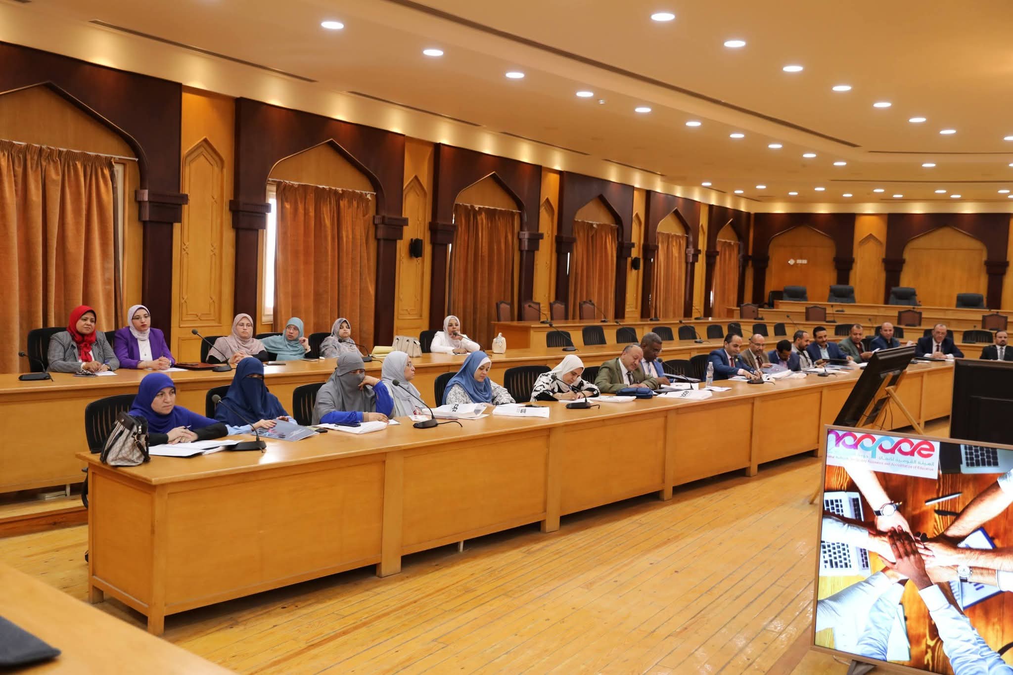 افتتاح البرنامج التدريبي لتمكين أعضاء هيئة التدريس بجامعة الأزهر من تطبيق نظام «الجدارات