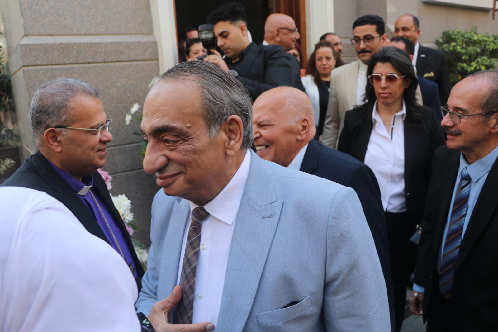 النقيب يعرب عن سعادته بالتواجد وسط قيادات الدولة