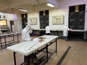 طلاب كليات القطاع الصحي بجامعة القاهرة الأهلية يؤدون الامتحانات العملية