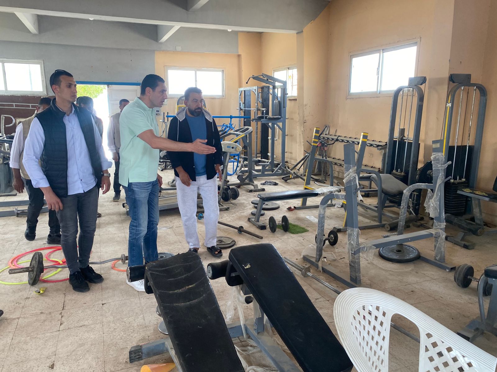 تفقد مراكز شباب "السلام، الجبلايات، الجزيرة