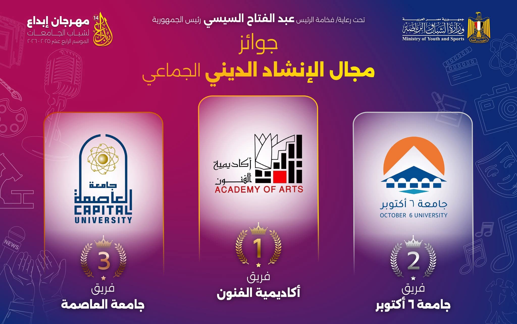 جامعة العاصمة تضع الأنشطة الطلابية في مقدمة أولوياتها