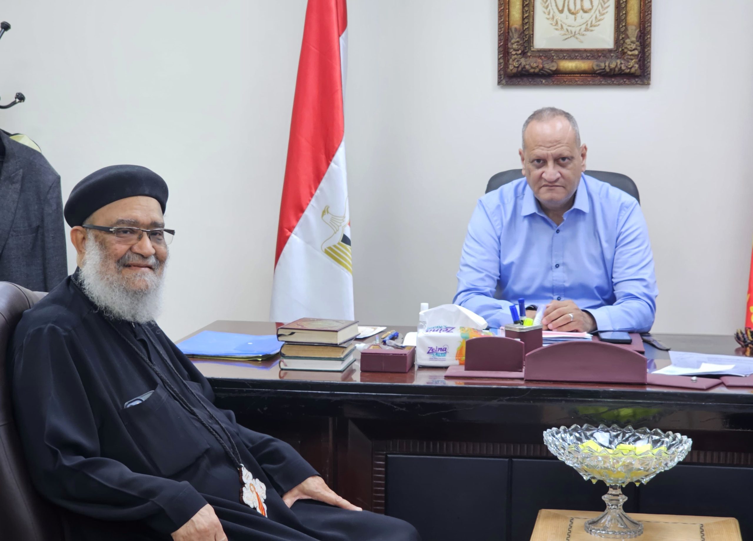 مطرانية الأقباط الأرثوذوكس يهنئ وكيل تعليم بورسعيد بحلول عيد الأضحى المبارك