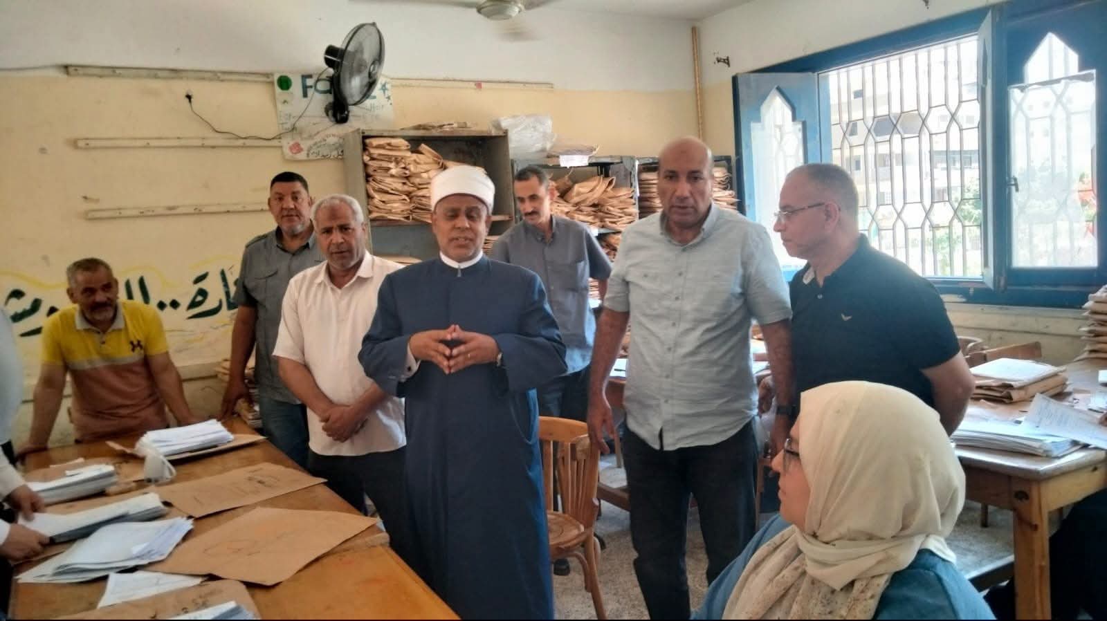 رئيس قطاع المعاهد الأزهرية يتابع أعمال كنترول الشهادة الإعدادية