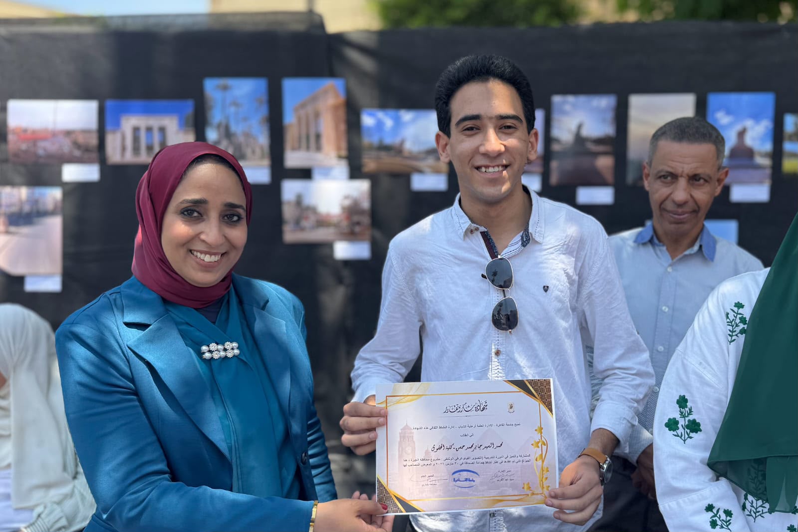 المعرض يمثل حصيلة ثلاثة أشهر من التدريب النظري والتطبيق العملي