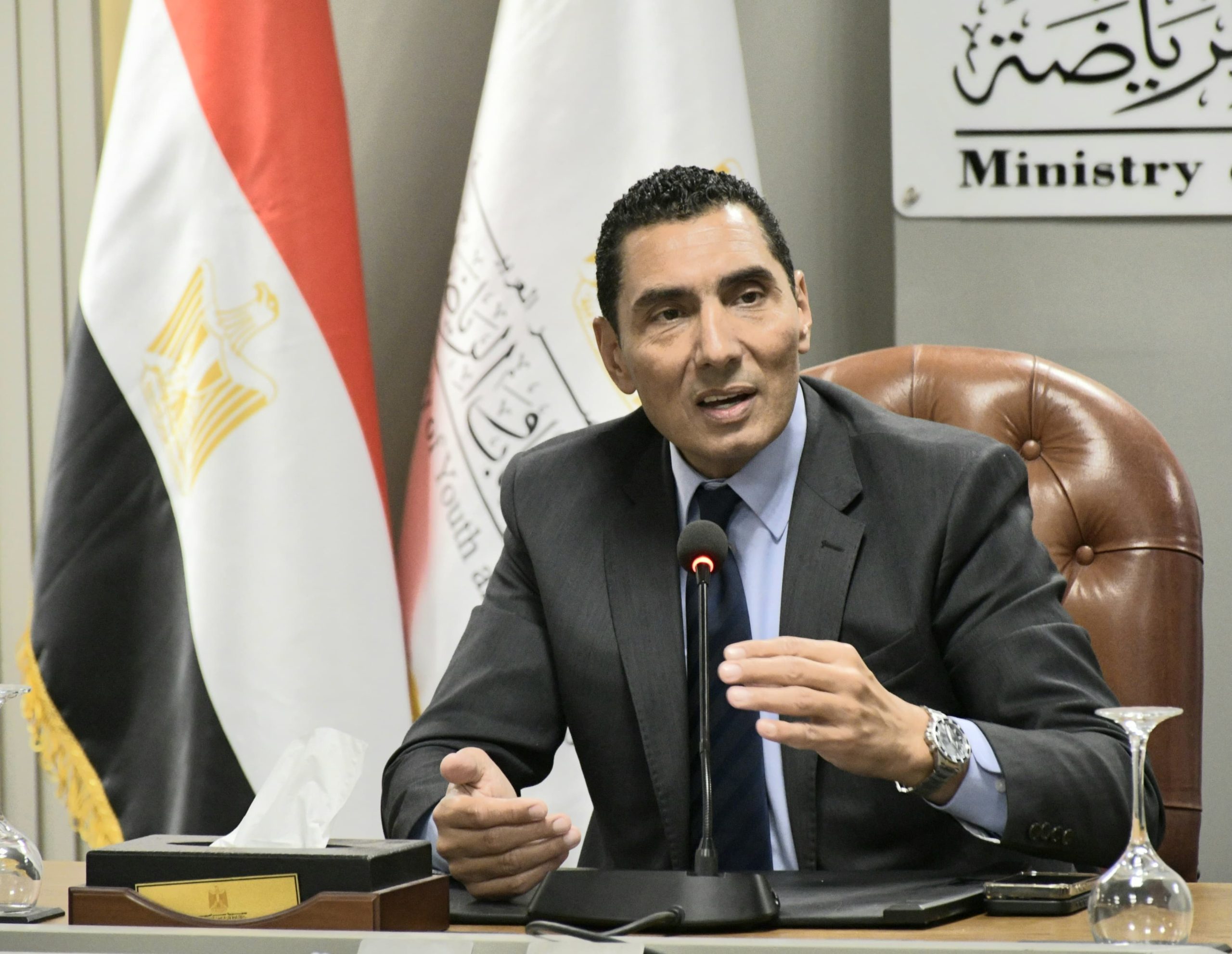وزير الشباب والرياضة يكرم منتخب مصر للبادل بعد التتويج بكأس أفريقيا الأولى للناشئين