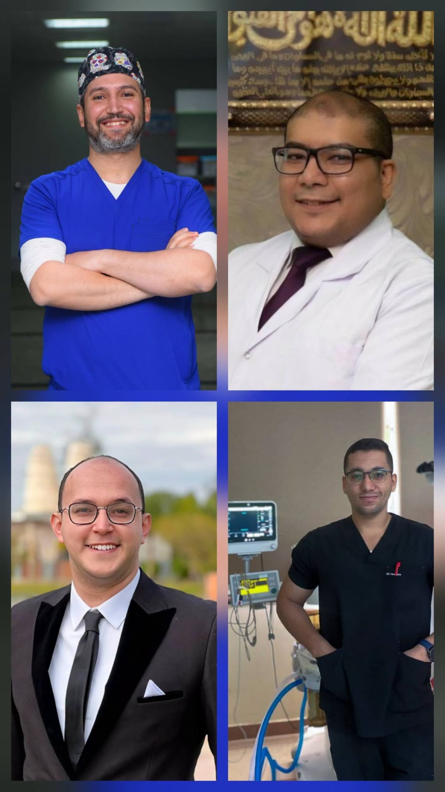 الفريق الطبى الذى أجرى العملية الجراحية