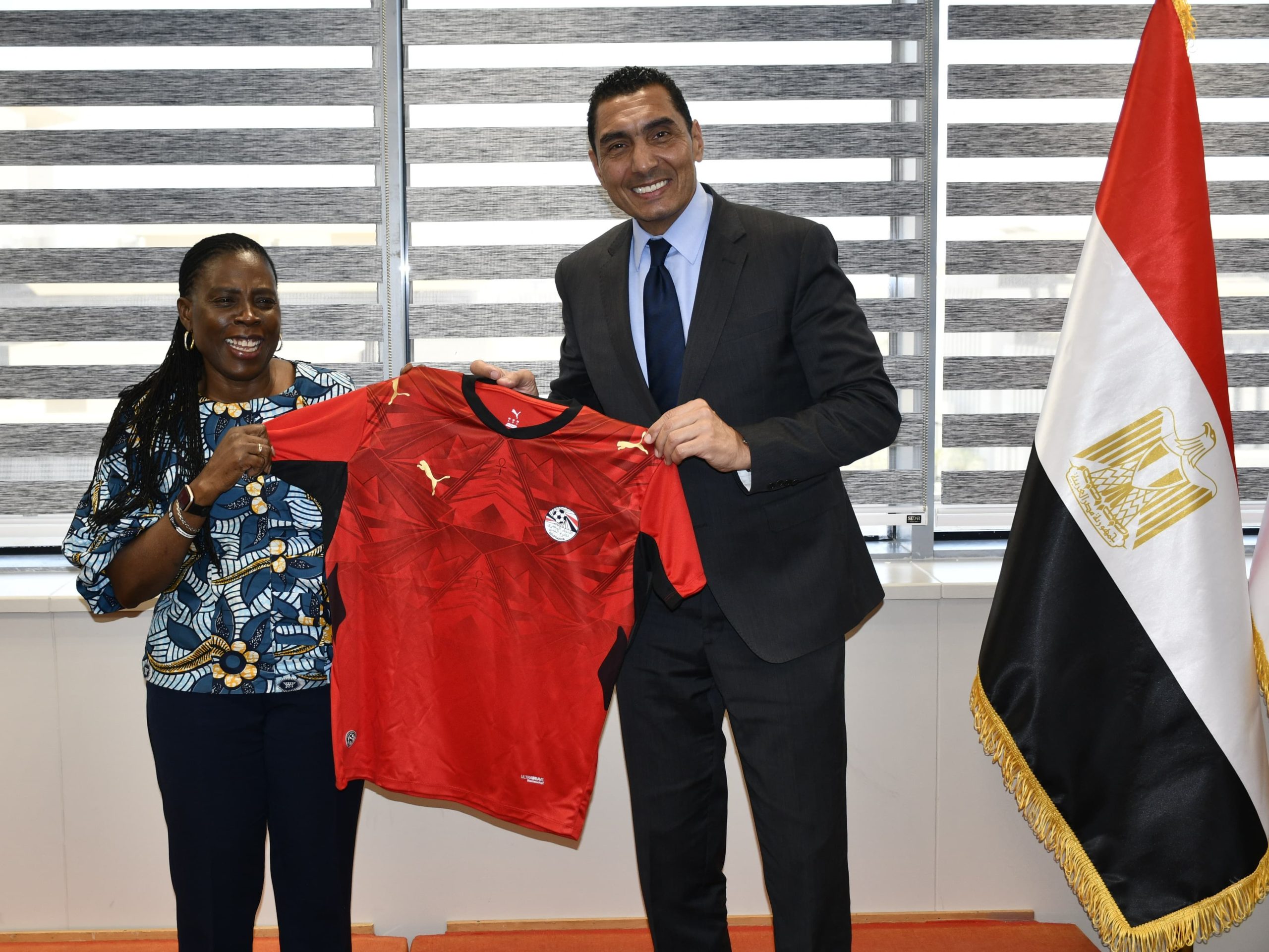 وزير الشباب والرياضة يبحث مع مفوضية الاتحاد الأفريقي ترتيبات استضافة مصر لدورة الألعاب الأفريقية 2027