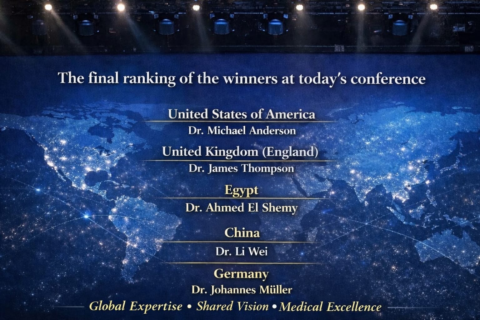 المركز الثالث على مستوى العالم خلال مشاركته في مؤتمر قمة القلب الأوروبي باليونان