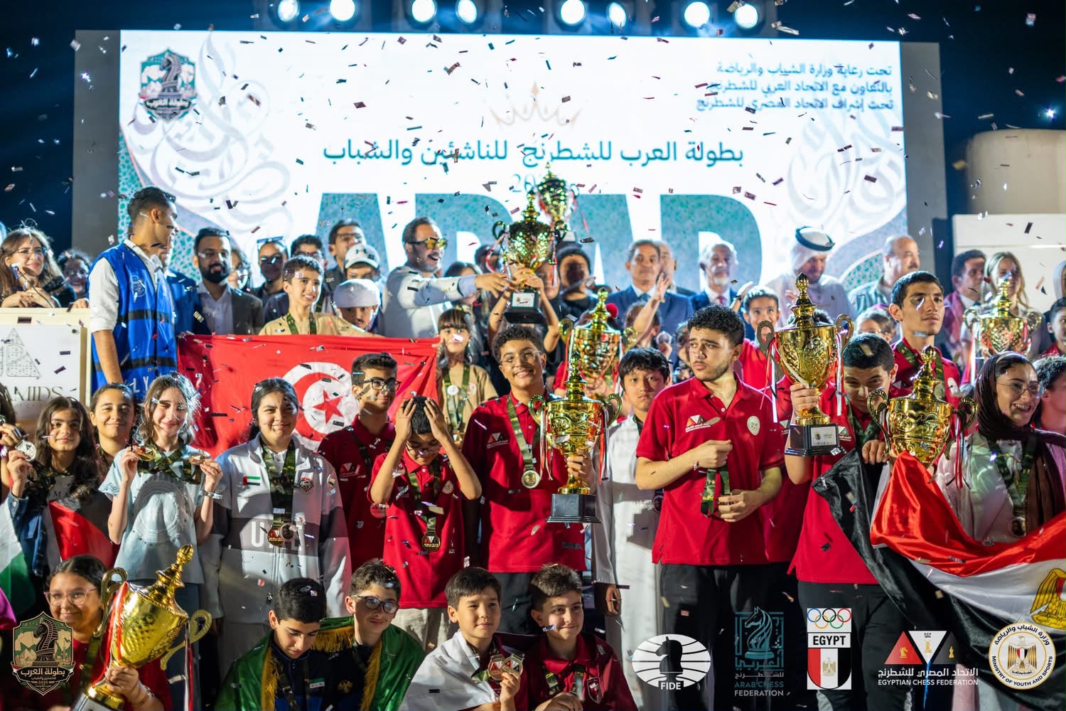 وزير الشباب والرياضة يهنئ منتخب مصر للشطرنج بتصدره جدول ميداليات البطولة العربية بـ34 ميدالية متنوعة