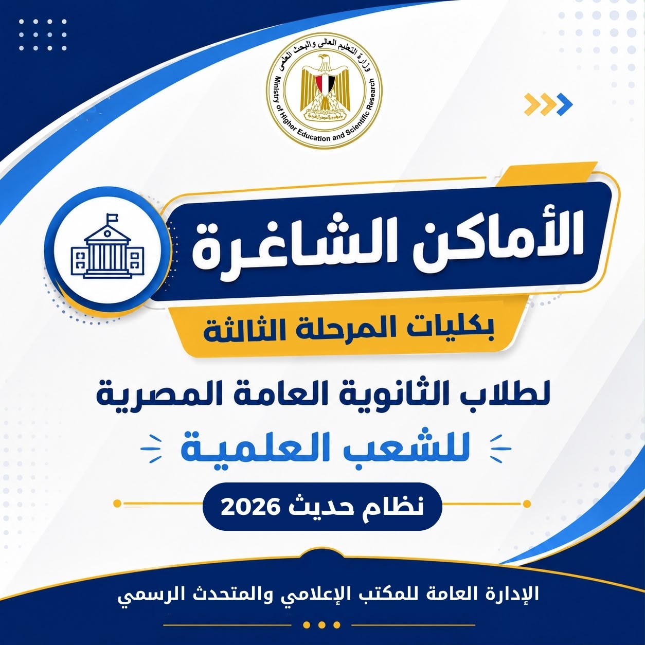 نتيجة المرحلة الثانية لتنسيق الثانوية العامة 2026.. ترشيح 253 ألف طالب للجامعات والمعاهد وبدء «تقليل الاغتراب» غدًا