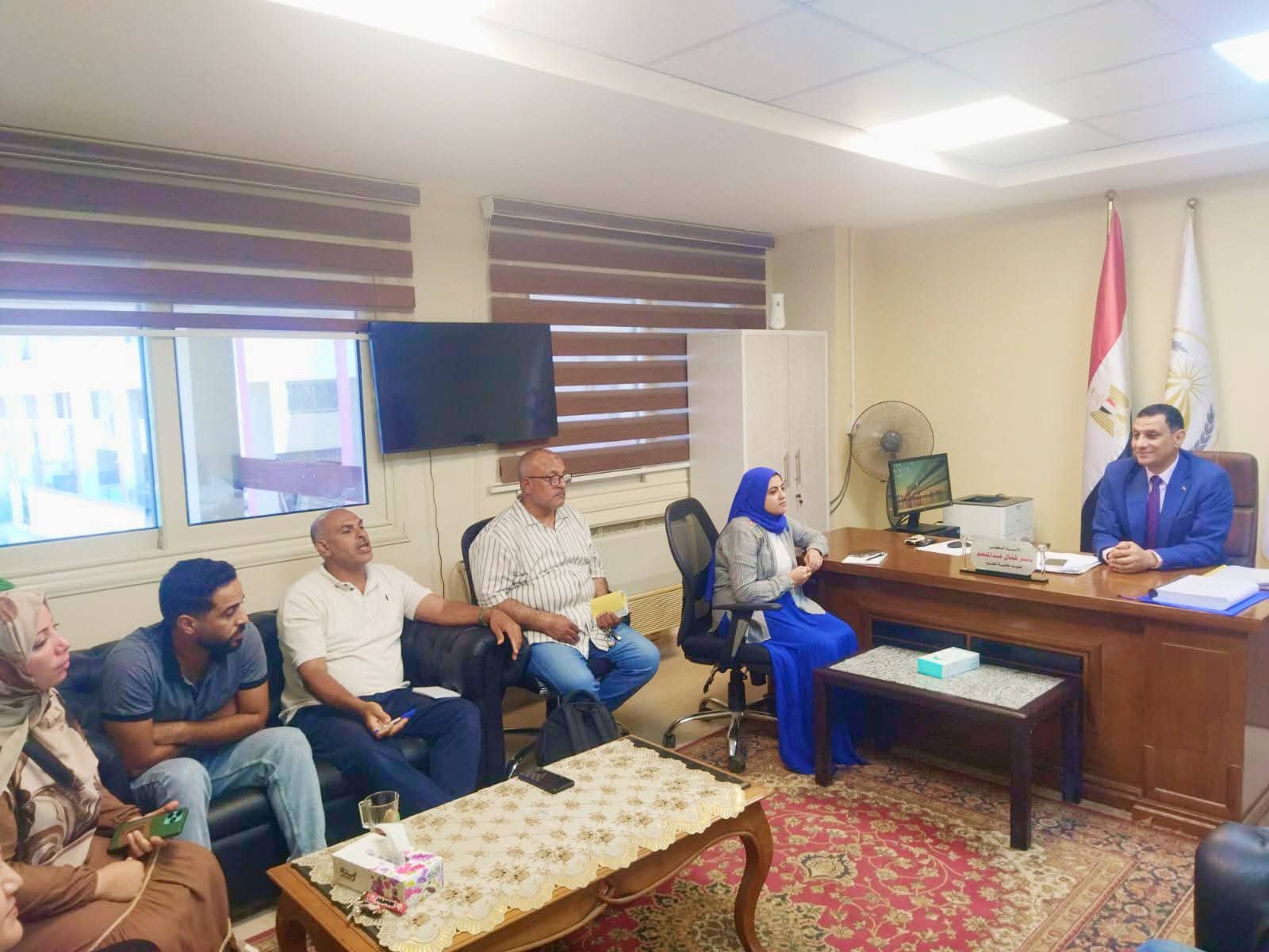 عميد علوم السادات يتابع انتظام العمل وامتحانات الفصل الدراسي الصيفي